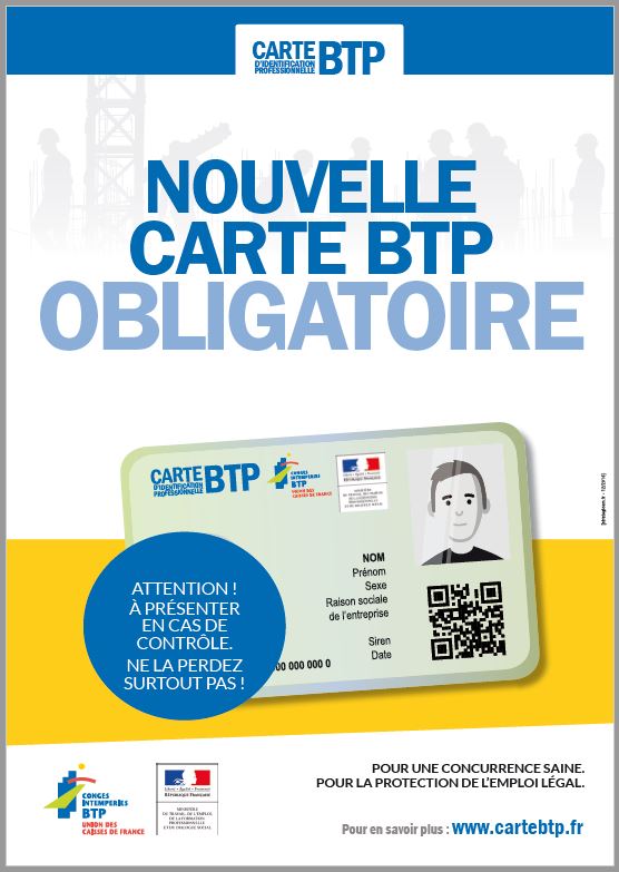 Carte pro BTP